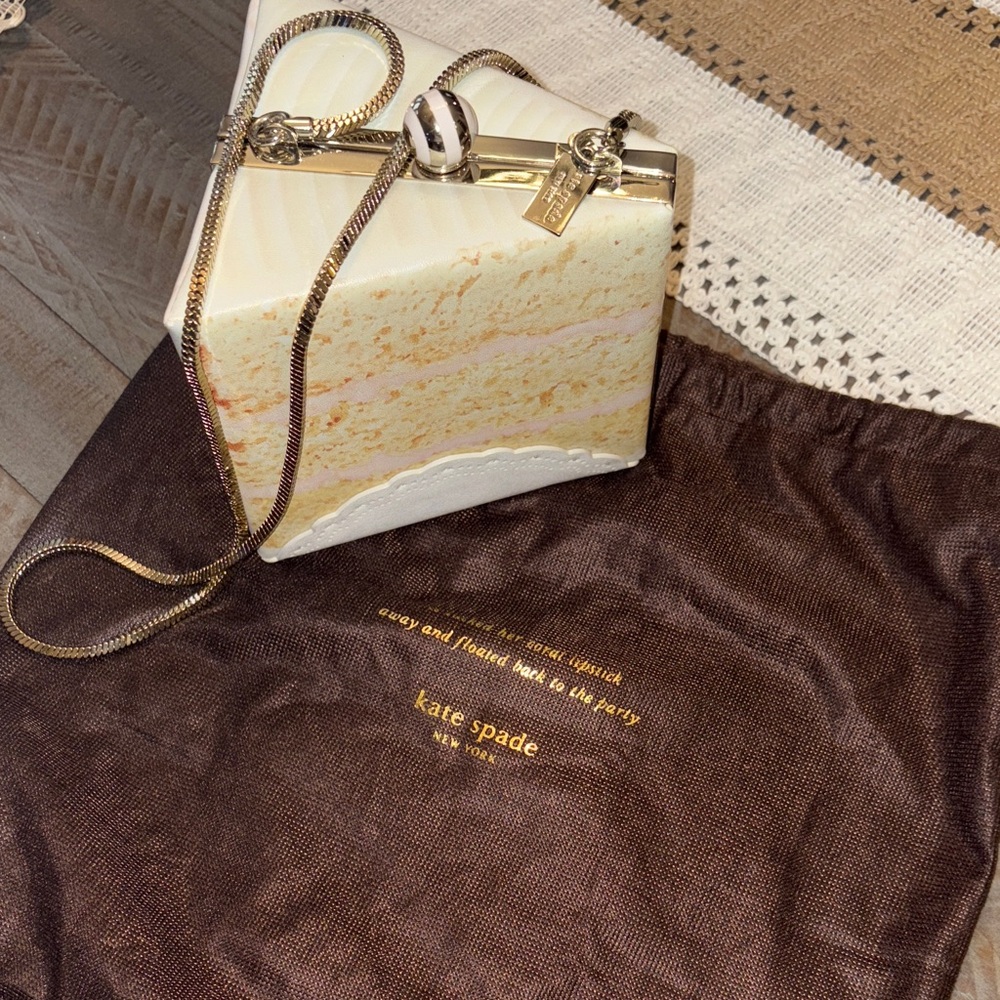 Kate Spade Vanilla Cake Slice Clutch